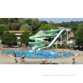 Outdoor Aqua Park Swimming Pool Slides , commercial family